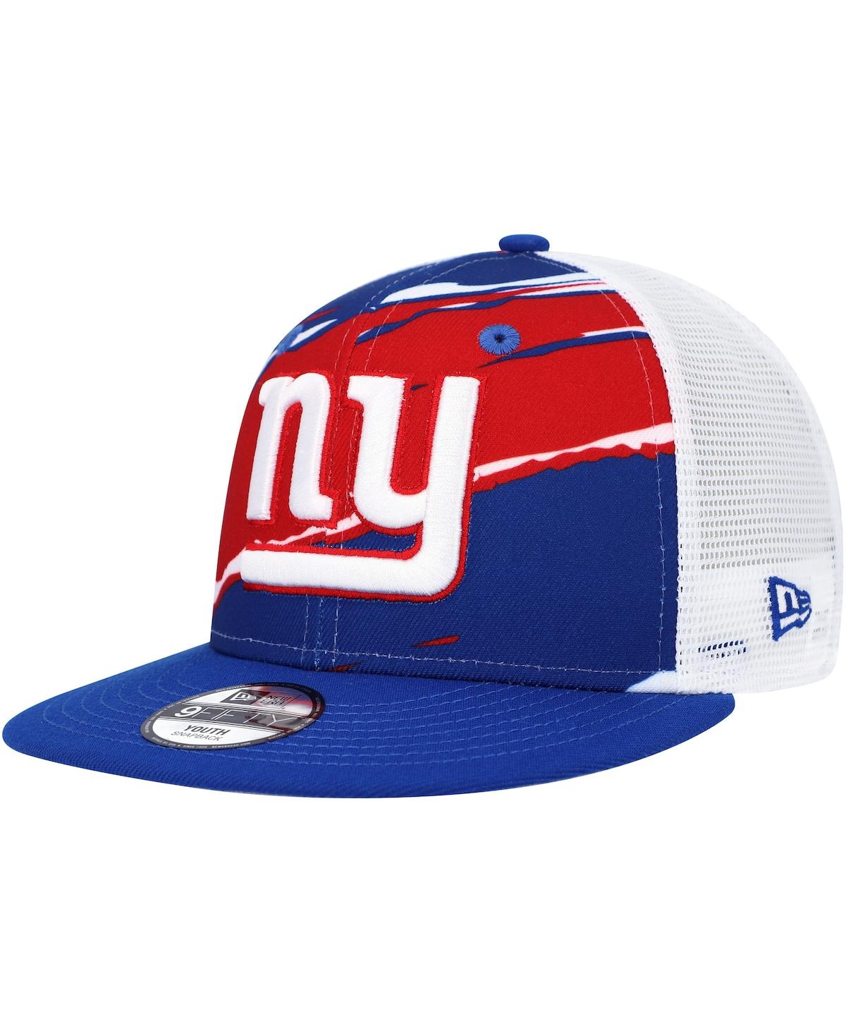 New Era Kids' Youth Boys And Girls  Royal New York Giants Tear 9fifty Snapback Hat