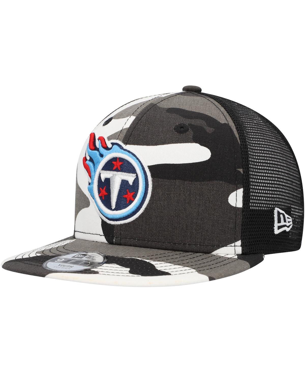 New Era Kids' Youth Boys And Girls  Camo Tennessee Titans Trucker 9fifty Snapback Hat