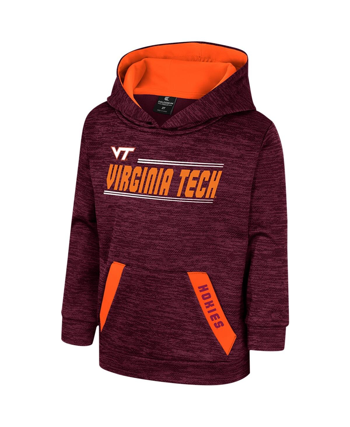 Shop Colosseum Toddler Boys And Girls  Maroon Virginia Tech Hokies Live Hardcore Pullover Hoodie