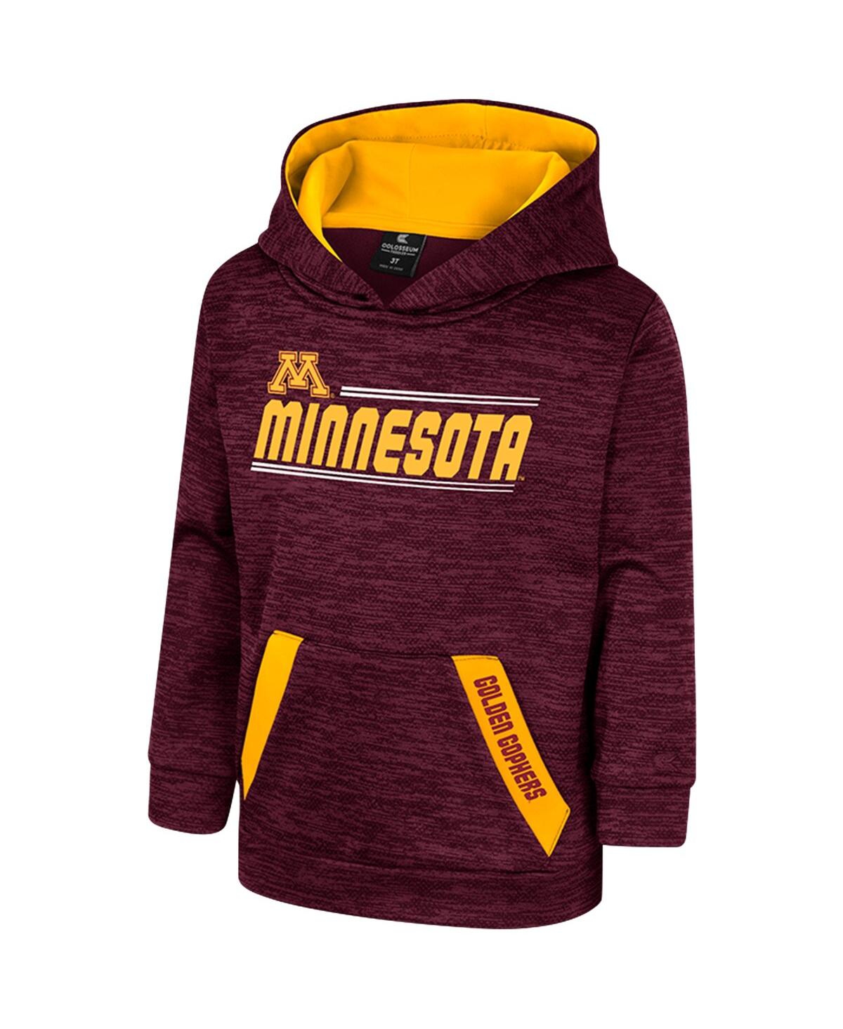 Shop Colosseum Toddler Boys And Girls  Maroon Minnesota Golden Gophers Live Hardcore Pullover Hoodie