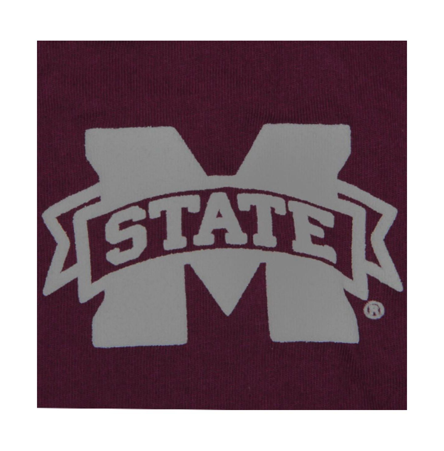 Женская футболка Spirit Jersey Maroon Mississippi State Bulldogs Oversized — фото 3