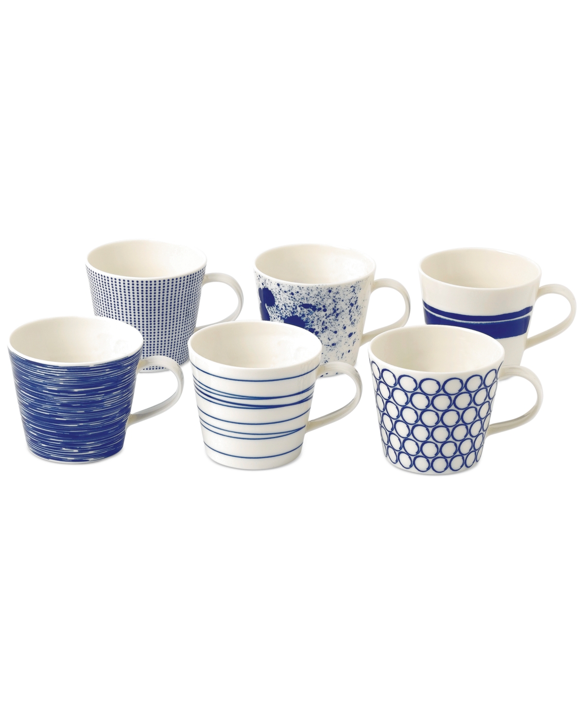 Pacific Accent Mugs, Set of 6