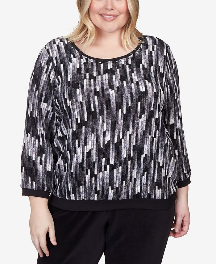Alfred dunner banded bottom tops online