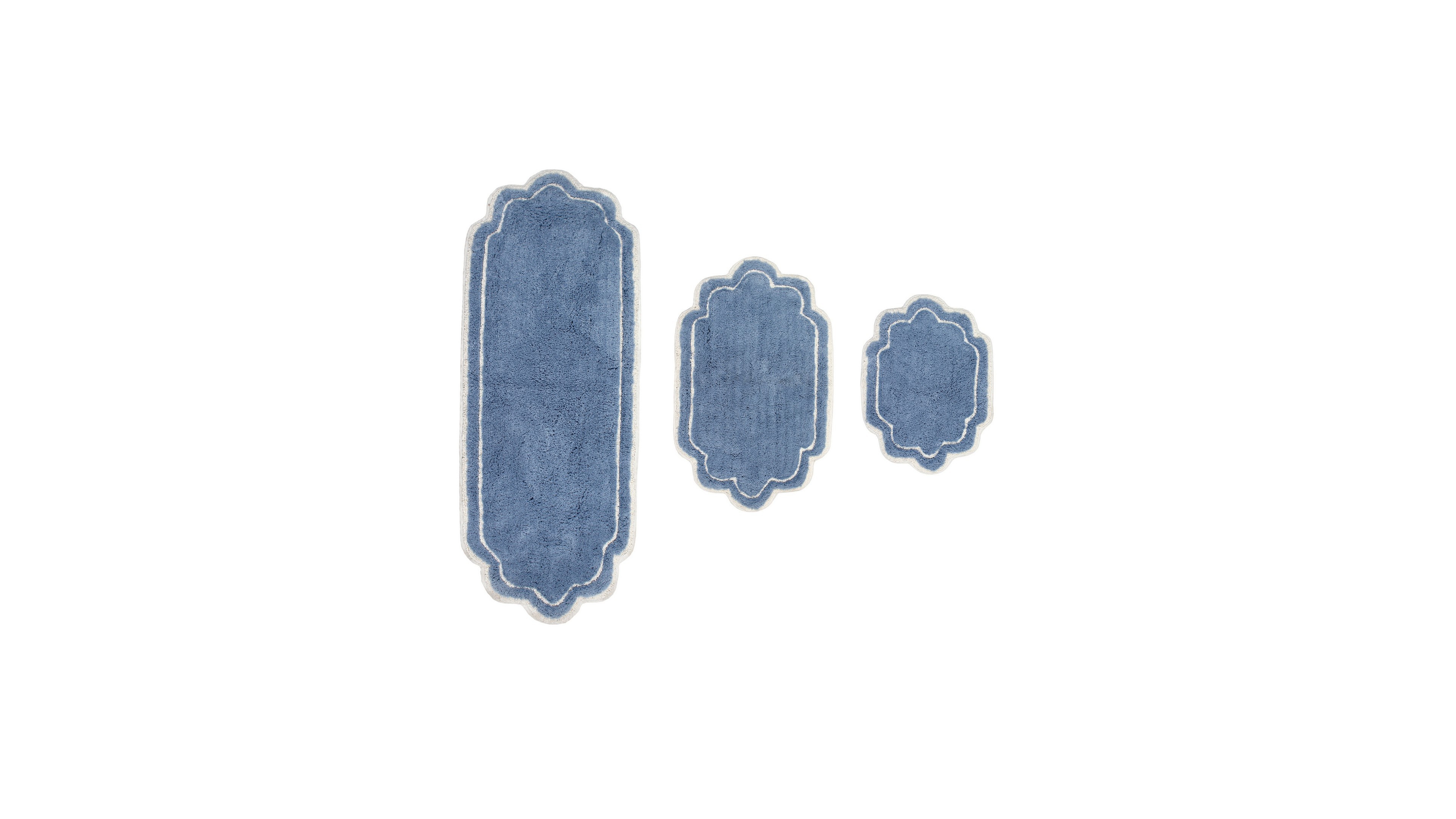 Home Weavers Allure Bathroom 3-Pc. Bath Rug Set