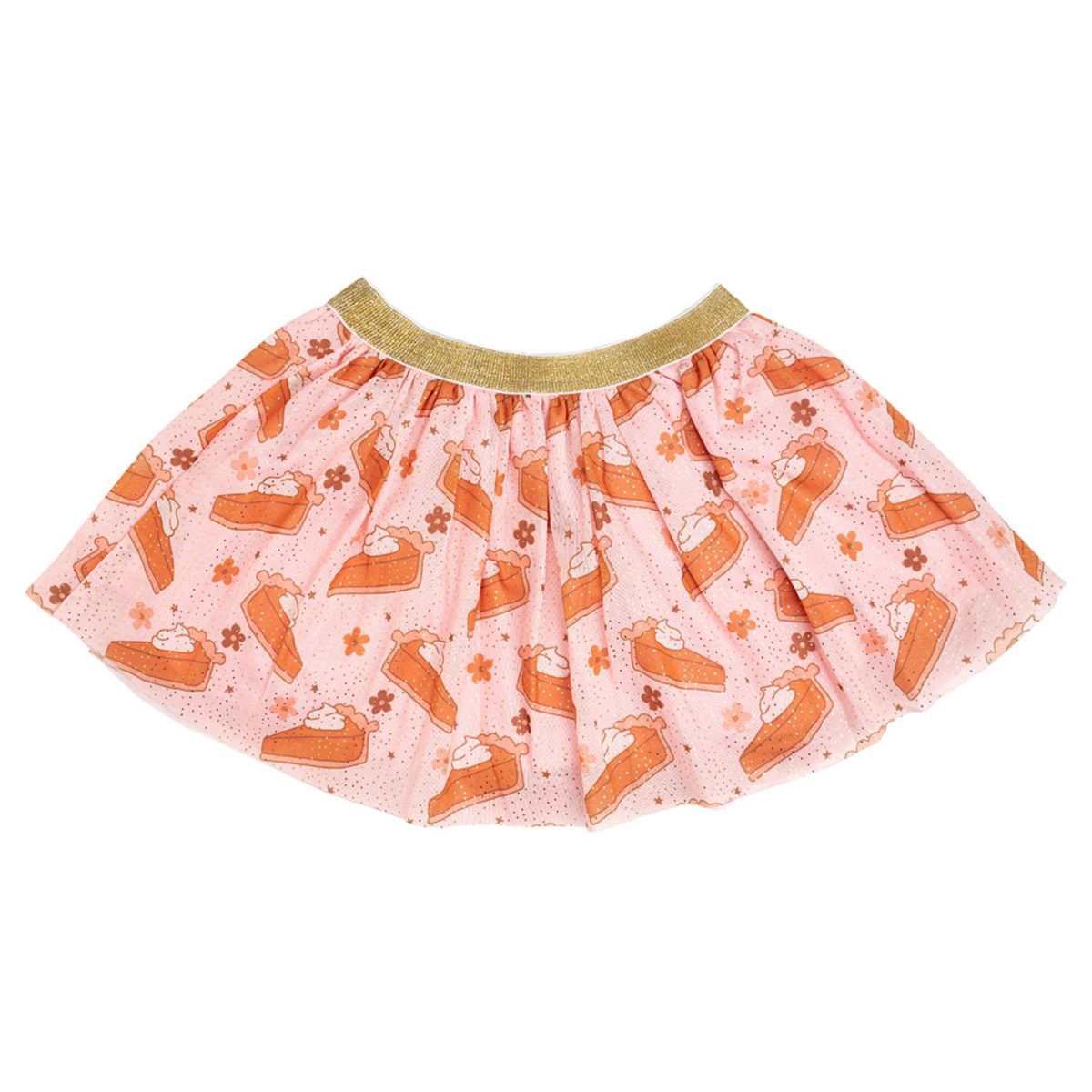 Little and Big Girls Pumpkin Pie Thanksgiving Tutu Skirt
