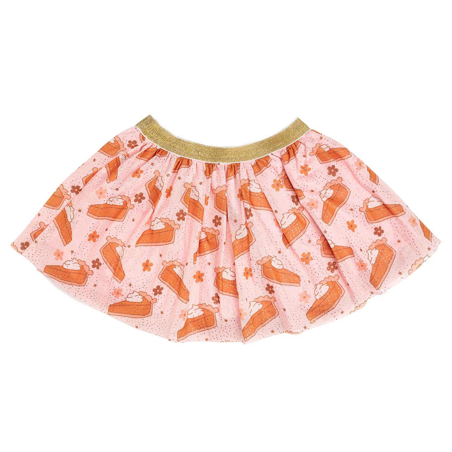 Baby Girls Pumpkin Pie Thanksgiving Tutu Skirt