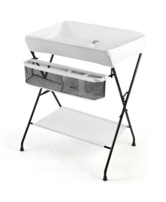 Portable Infant Changing Station Baby Diaper Table with Safety Belt