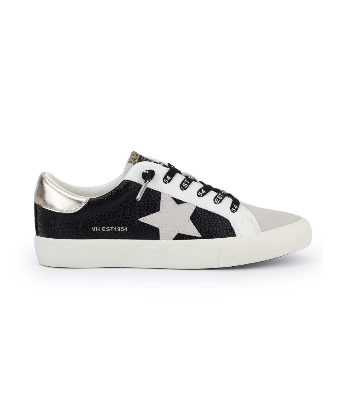 Grande -Pebbled Grey Women's Sneakers by Vintage Havana - Black