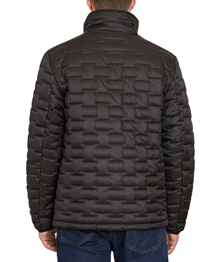Sam Edelman Men's Brick Quilt Puffer Jacket - Macy's