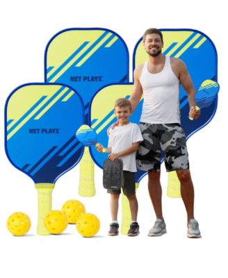 Pickleball Paddles Pickleball Set, USAPA Approved 2 Child Size 2 Adult Size, Family Set for Kids, Parent Child Adult - Junior