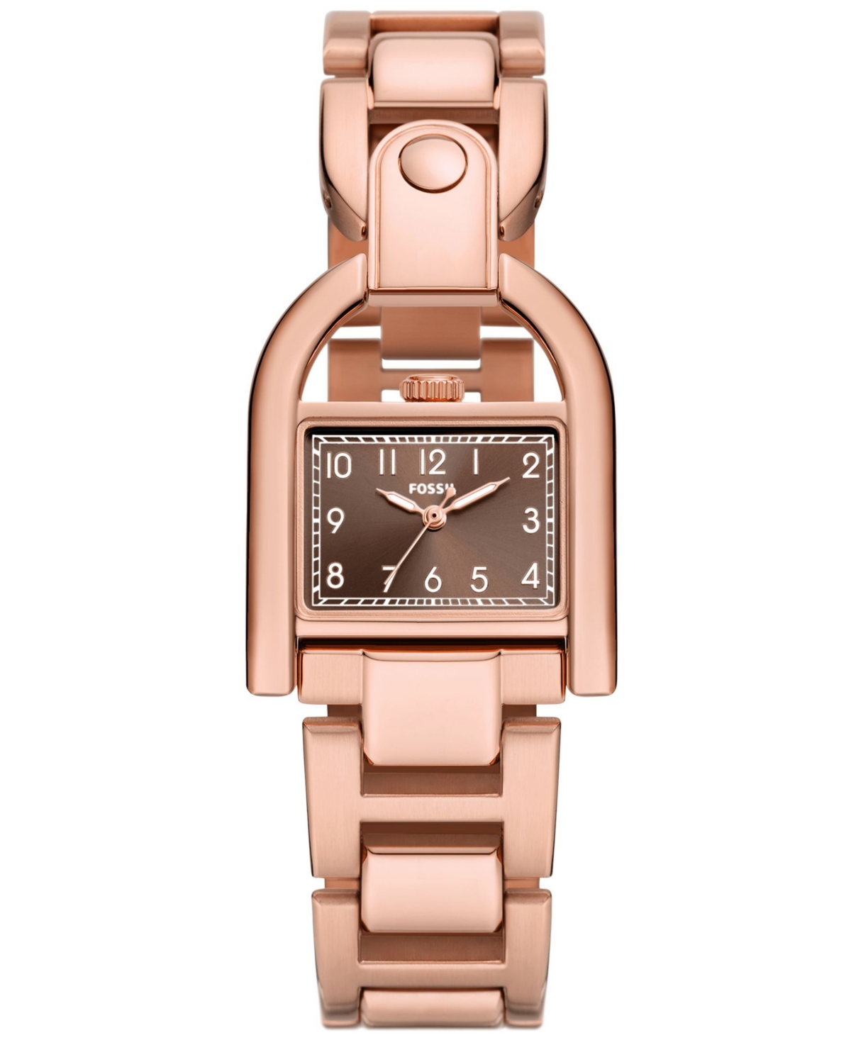 Fossil Women's Harwell Three-hand Rose Gold-tone Stainless Steel Watch 28mm In Rose Gold Tone