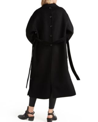 Women's Wide Awake Split Hem Overcoat