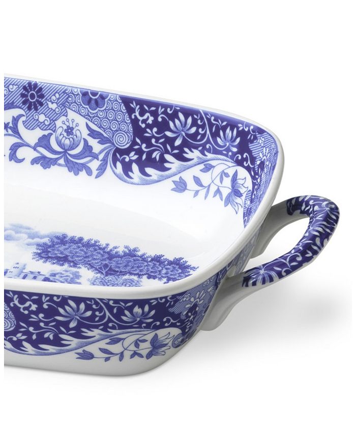 Spode Blue Italian Handled Serving Dish Macy's