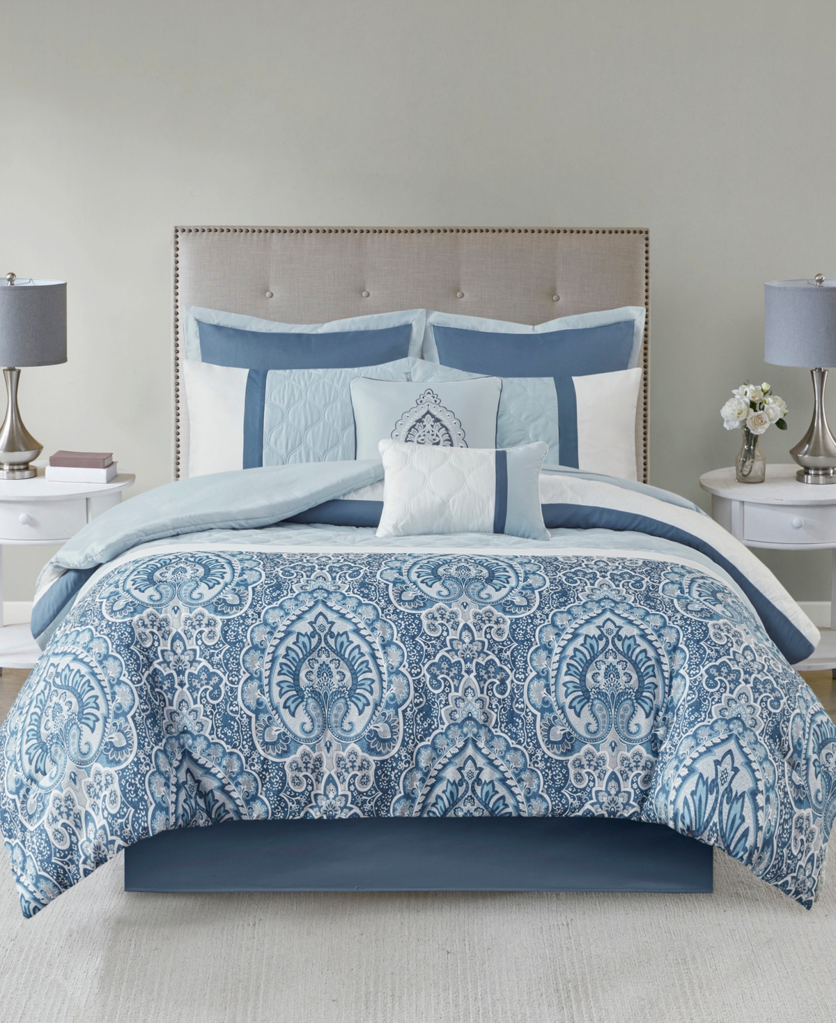 510 Design Shawnee 8-pc. Comforter Set, Queen In Blue