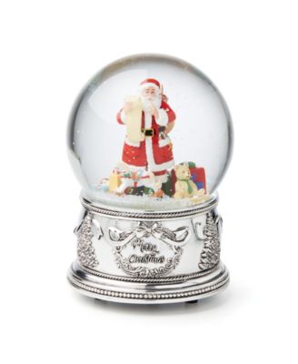 Winter Traditions Santa Musical Snow Globe