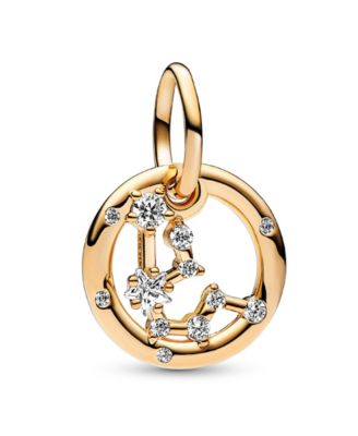 14k Gold-Plated Zodiac Dangle Charm