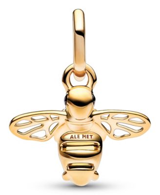 Mixed Stone Sparkling Bee Dangle Charm