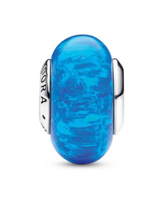 Sterling Silver Opalescent Ocean Deep Blue Charm