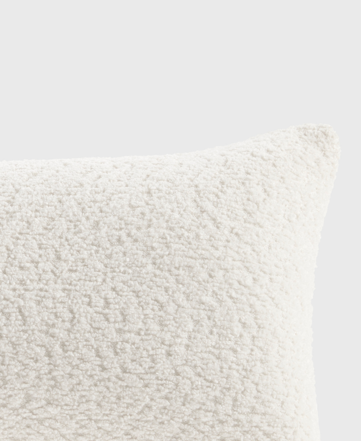 Shop Croscill Sedona Boucle Oblong Decorative Pillow, 12" X 24" In White