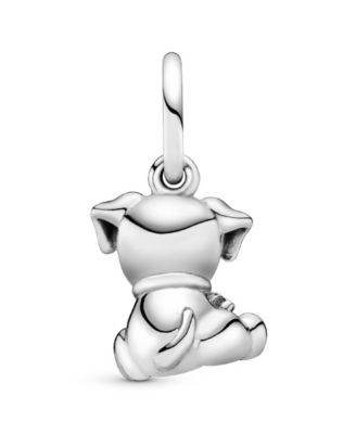 Sterling Silver Labrador Puppy Dog Dangle Charm