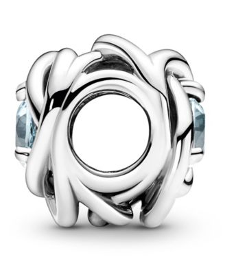 Birthstone Crystals Eternity Circle Charm