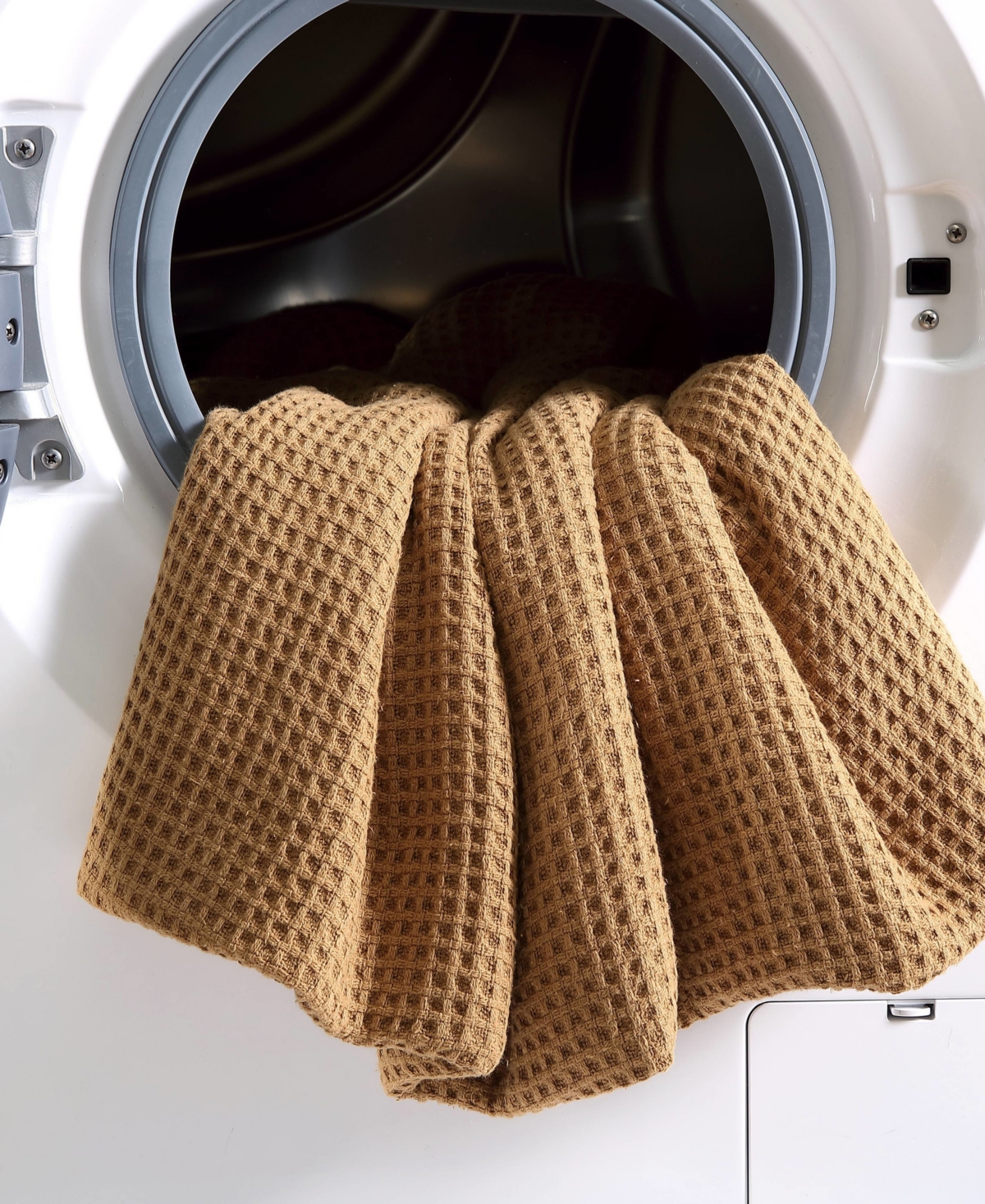 Eddie Bauer Solid Waffle Cotton Reversible Blanket