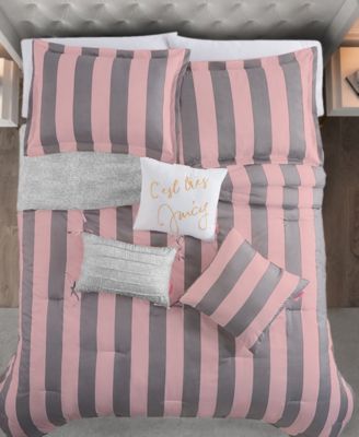 Cabana Stripe Reversible 5-Piece Comforter Set, Twin/Twin XL