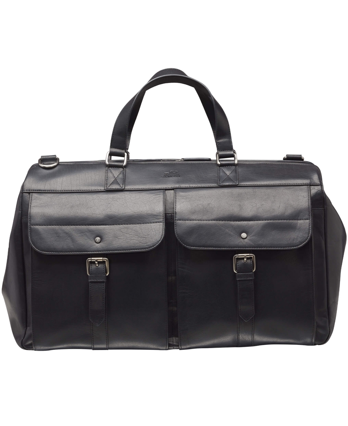 Mancini Men's Buffalo Dowel Rod Duffle Bag For Carry-on Travel In Black
