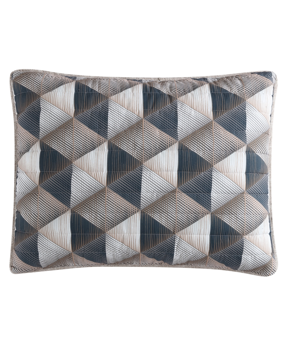 Closeout! Kenneth Cole New York Gridwork Reversible 3 Piece Quilt Set,