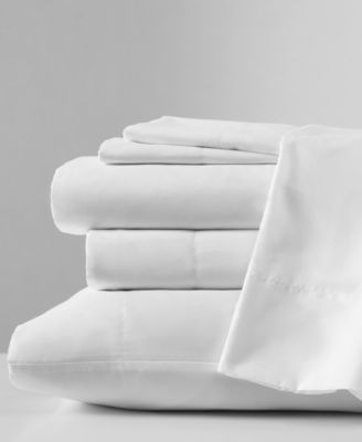 CLOSEOUT! Cole New York Solution Solid Microfiber 6-Pc. Sheet Set, King