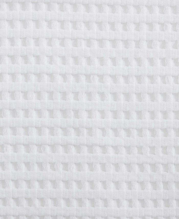 Cole New York Solid Waffle 3 Piece Duvet Cover Set, Full/Queen