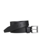 INC International Concepts INC Men's Black Matte Gold Buckle Belt, Created  for Macy's - Macy's