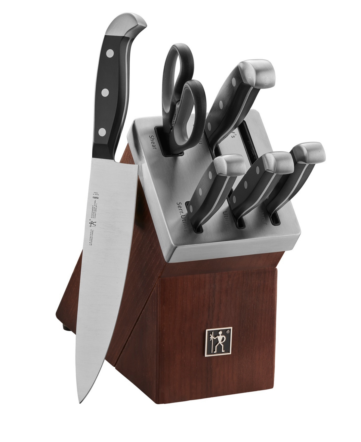 J.a. Henckels Statement 7-piece Self-sharpening Knife Block Set In Brown