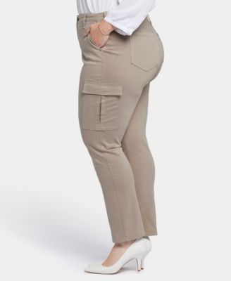 Plus Size Sheri Slim Cargo Jeans