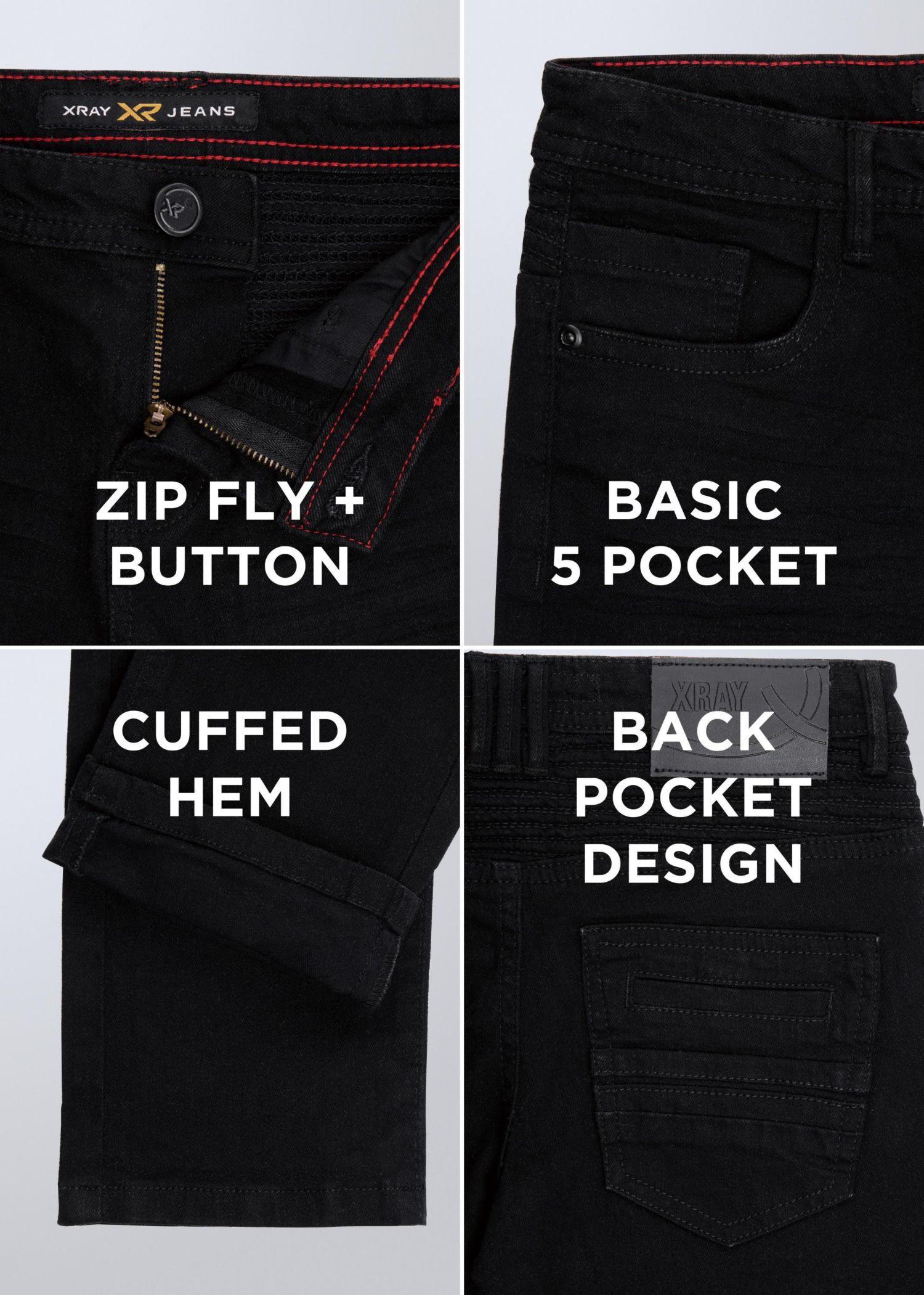 Big Boys Flex Moto Jeans