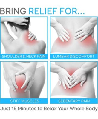 Ultimate luxury massage mat with 10 powerful motors and soothing heat for full-body relaxation and back relief.