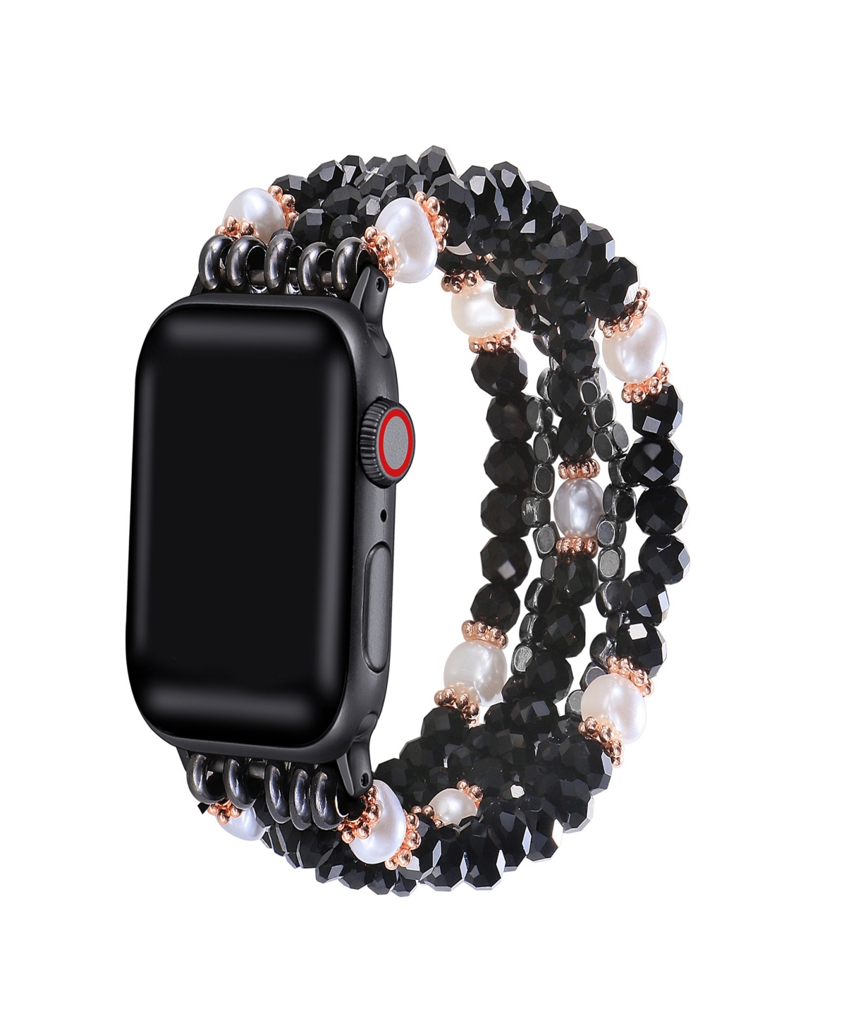 Demi Beaded Band for Apple Watch 40,41,42mm - Black