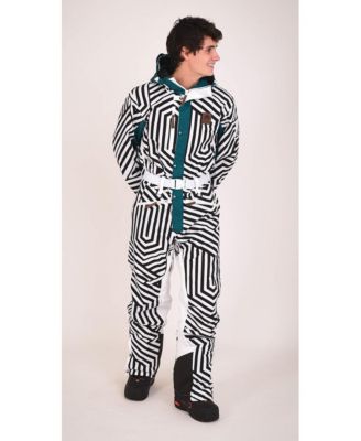 Fall Line Black & White Men's Ski Suit