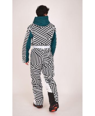 Fall Line Black & White Men's Ski Suit
