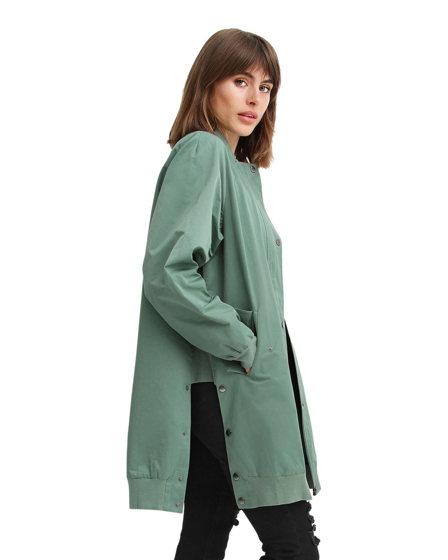 Women's Chasing You Long Bomber Jacket