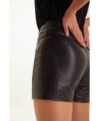 Women's Leather Fashion Short