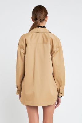 Women's Cotton Twill Shirt Jacket