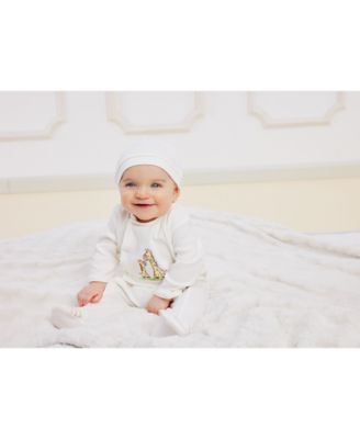 Baby Boys or Baby Girls Giraffe Coverall with Hat, 2 Piece Set