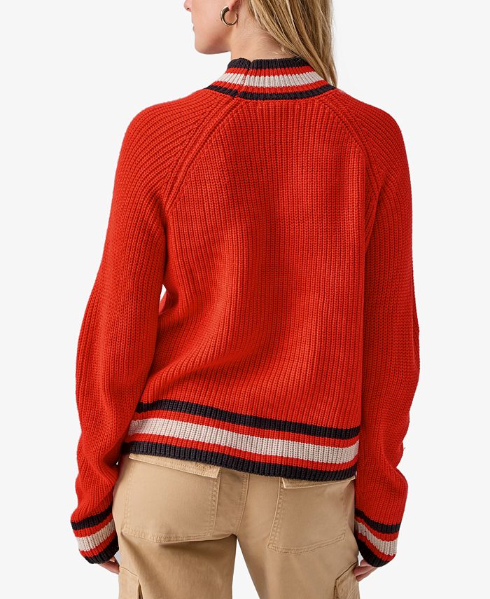 Sanctuary Women's Sporty Stripe LongSleeve Sweater Macy's