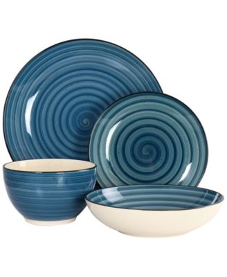 Gia 24 Pc. Dinnerware Set, Service for 6