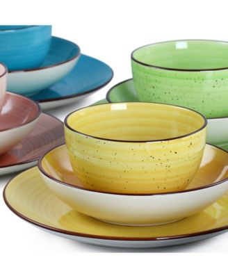 Sebastian 24 Pc. Dinnerware Set, Service for 6