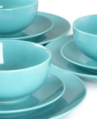 Luna 18 Pc. Dinnerware Set, Service for 6