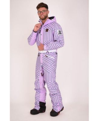 Fall Line Purple & Grey Men's Ski Suit