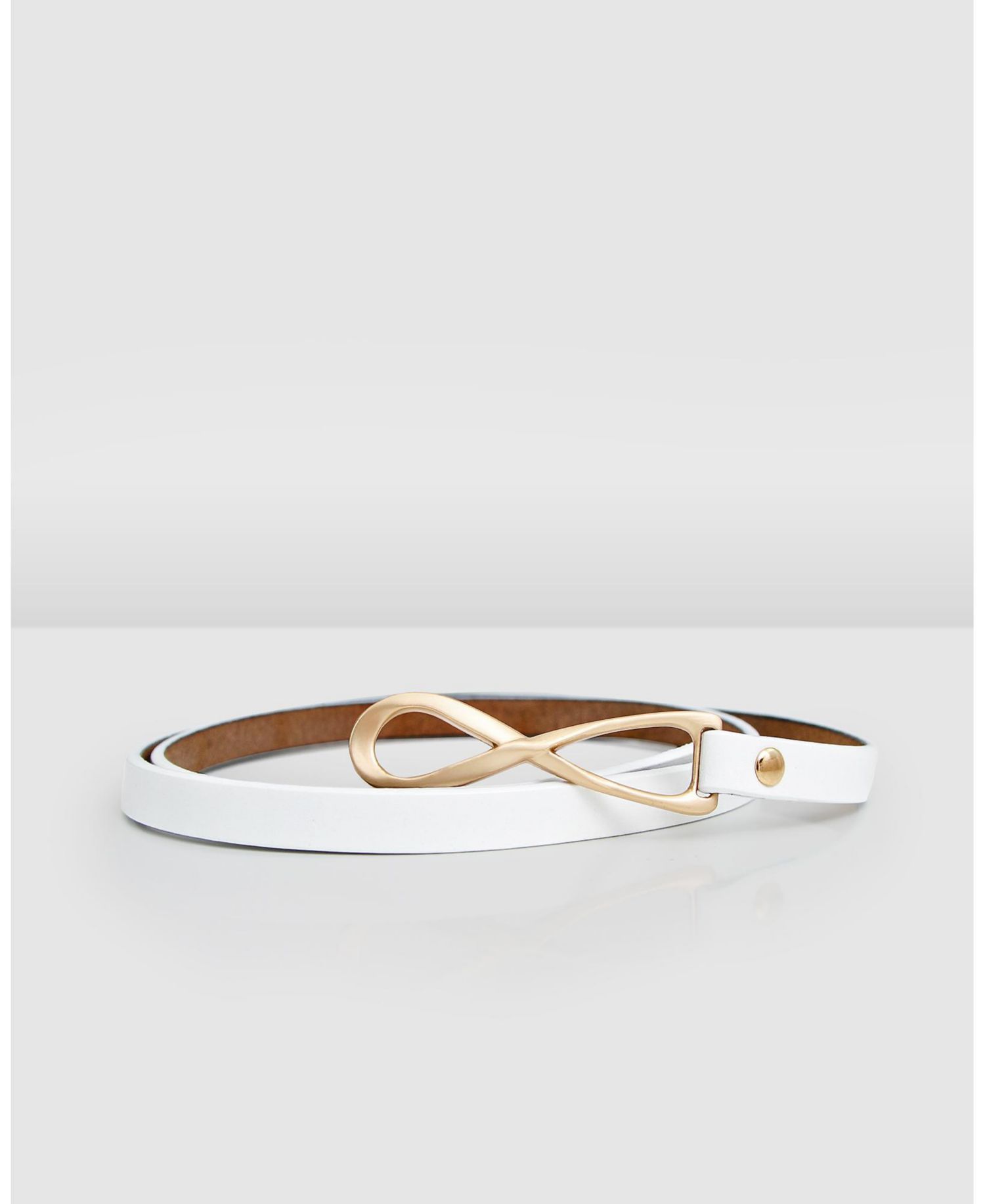 London Mood Leather Tie Belt