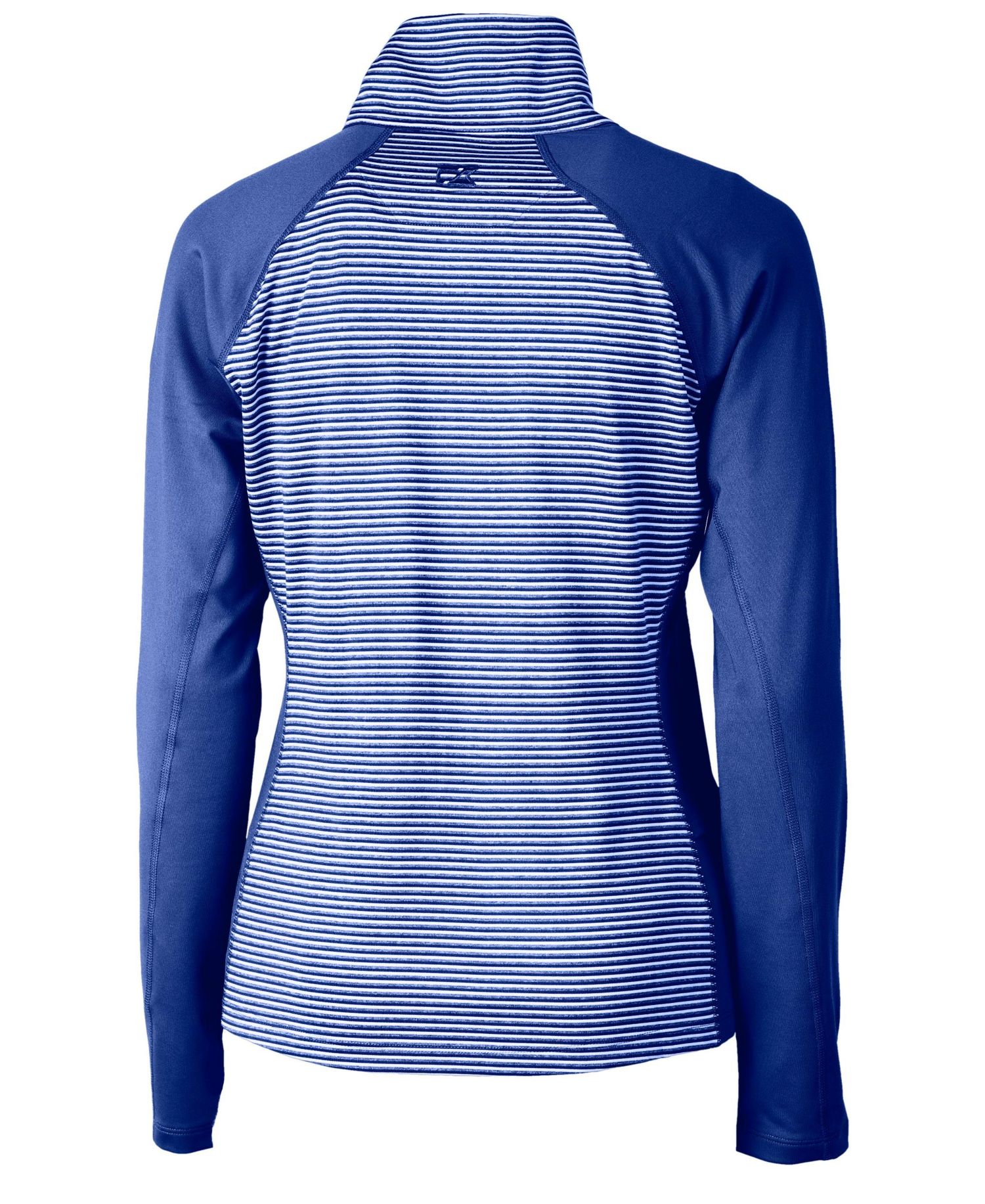 Forge Tonal Stripe Stretch Half Zip Womens Top Jacket